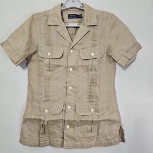 Polo by Ralph Lauren Tan Short Sleeve Tunic